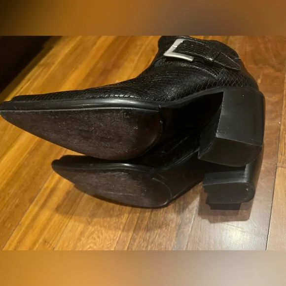 Authentic Freelance Black Leather pointed toe boots Size 36/6 mint condition - Picture 13 of 15